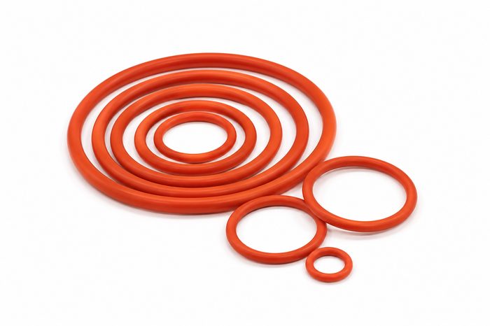 FITCO Fluorosilicone O-Rings — assorted sizes, silicone compound